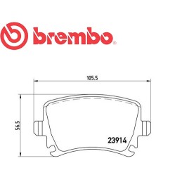 Pastiglie freno posteriore AUDI A4 S4 A5 S5 3.0 TDI Q5 3.0 TFSI SQ5