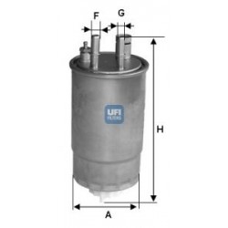 Filtro carburante OPEL: UFI 24.ONE.03