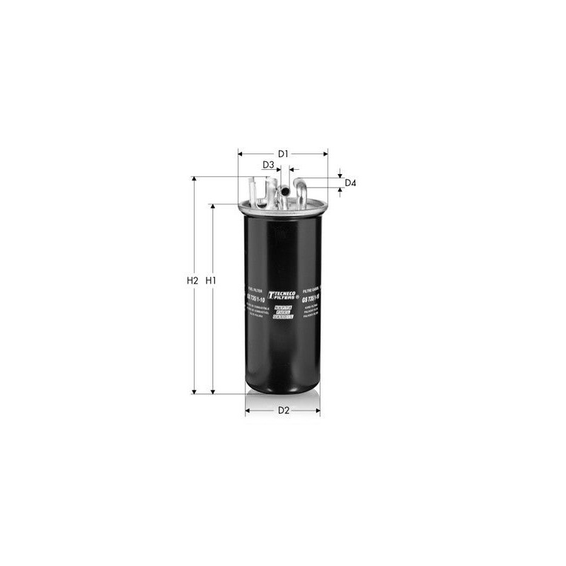 Filtro carburante AUDI VW: TECNECO FILTERS GS735/1