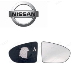 Piastra vetro specchio destro NISSAN Qashqai 1.5 dCi 1.6 dCi 2.0 dCi