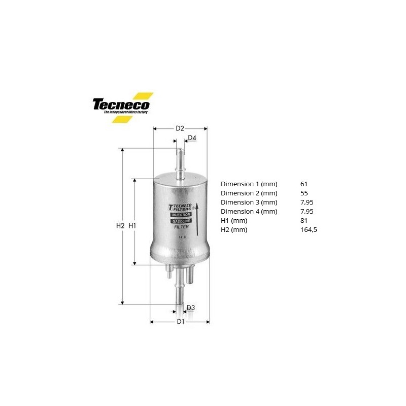 Filtro carburante AUDI A1 A3 1.0 1.2 1.4 2.0 TFSI SKODA Ibiza 1.8 TSI