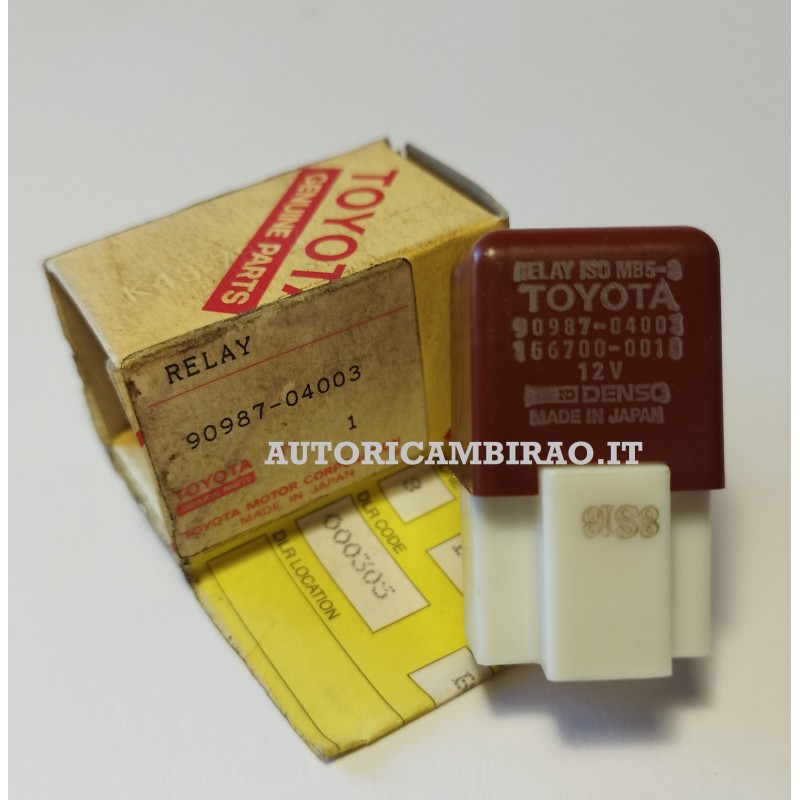 Relay ventola raffreddamento motore Toyota RAV 4 V 2.0 VVT-i AWD 2.5