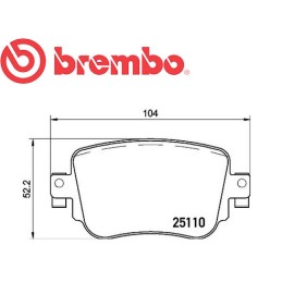 Pastiglie freno posteriore AUDI A1 1.0 TFSI 1.6 TDI 1.8 TFSI SEAT Leon