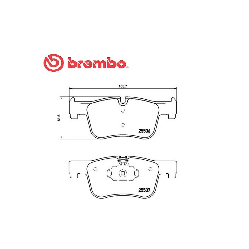 Pastiglie freno anteriore BMW 1 (F20) 118 d (F21) 120 d 3 GT 320 d 4