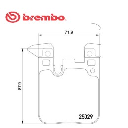 Pastiglie freno posteriore BMW 1 (F20) 118 d (F21) 120 d 3 GT 320 d 4