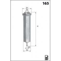 Filtro carburante  BMW ALPINA MINI: BLUE PRINT ADB112304