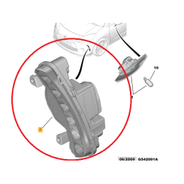 Fanalino anteriore sinistro Luce diurna CITROËN DS3 1.4 HDi 1.4 VTi 1.6