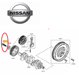 Bullone puleggia albero motore MERCEDES Classe A W176 A 180 CDI JUKE