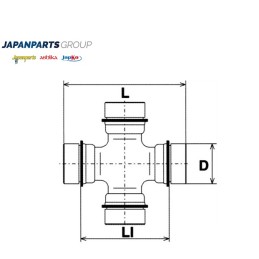 Crociera albero di trasmissione DAIHATSU FEROZA 1.6 16V HIJET 1.0 i