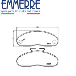 Pastiglie freno anteriore NISSAN TRADE 3.0 D 2.3 D 3.0 TDiC CABSTAR