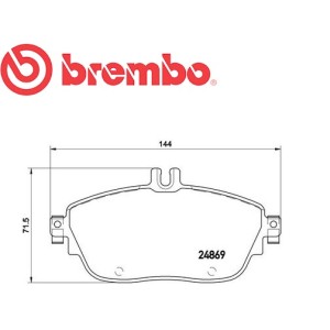 Pastiglie freno anteriore MERCEDES CLA 180 CDI  200 CDI Classe A 220 CDI