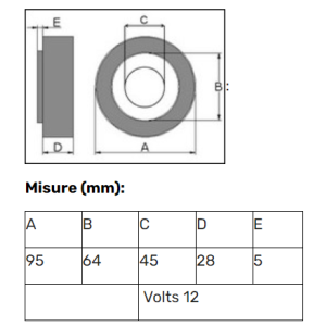 Bobina Compressore SUZUKI Grand Vitara II SUV 1.9 DDiS AVEO 1.2 LPG