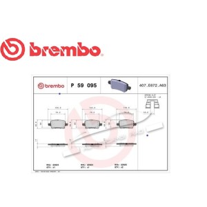 pastiglie freno posteriore OPEL Astra 1.6 2.0 CDTi INSIGNIA 2.0 GSi