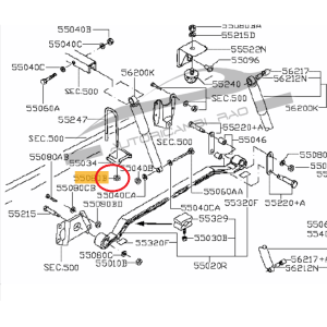 Dado cavallotto balestra Posteriore NISSAN Cabstar 2.5 DCI 35.15-45.14