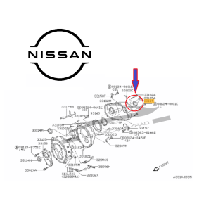 Paraolio riduttore NISSAN NAVARA D22 2.5 D Patrol GR V SUV Y61 3.0 DTi