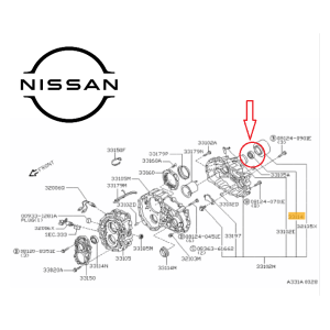 Paraolio ripartitore NISSAN NAVARA (D22) 2.5 TDiC 4x4 Pick-up 2.5 dCi