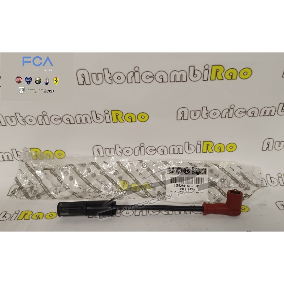 Cavo candela FIAT FORD LANCIA cappuccio rosso solo vetture GLP-METANO