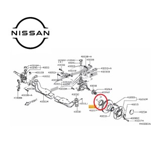 Paragrasso mozzo anteriore NISSAN ATLEON ECO-T ZD30DDTI TK55 061003340