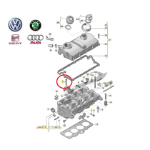 kit bulloni supporto albero a camme AUDI A3-A4 1.4-2.0 TDI SEAT Ibiza