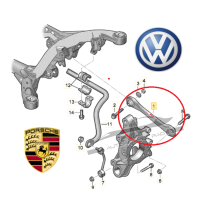 Tirante braccio posteriore PORSCHE Cayenne 3.0 Diesel-4.2 S-4.8 Turbo