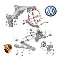 Braccio posteriore AUDI Q7 3.0 TDI PORSCHE Cayenne 3.0 Diesel-4.2 S VW